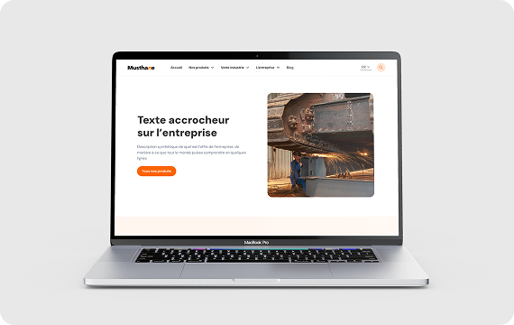 Mock-up site One Page